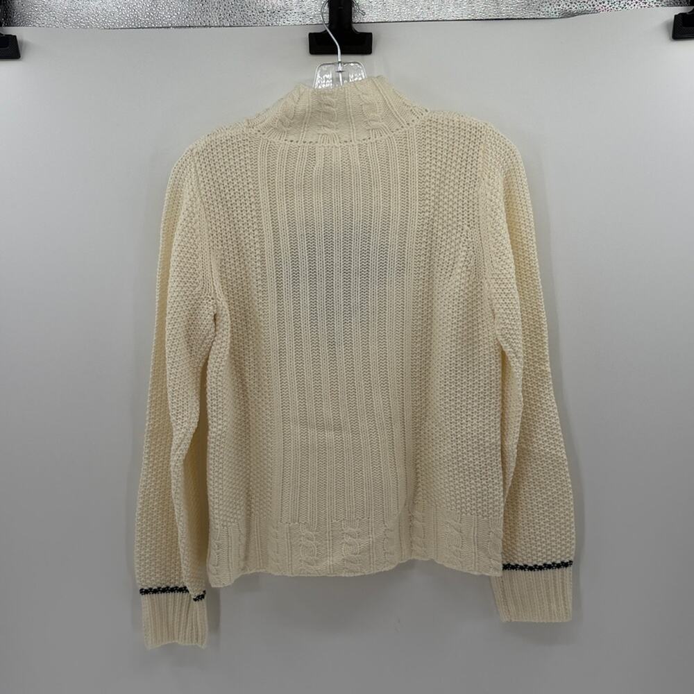 J. Crew Women's The Reeds Nordic Neutral Knit Sweater - Cream - S - New with tag - Picture 8 of 8